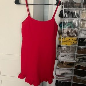 Lulu’s Spoonful of Sass Red Bodycon Mini Dress